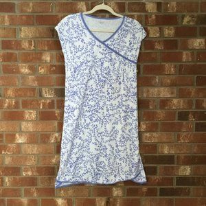 Garnet Hill  Nightgown  Night Gown Small S  100% Organic Cotton